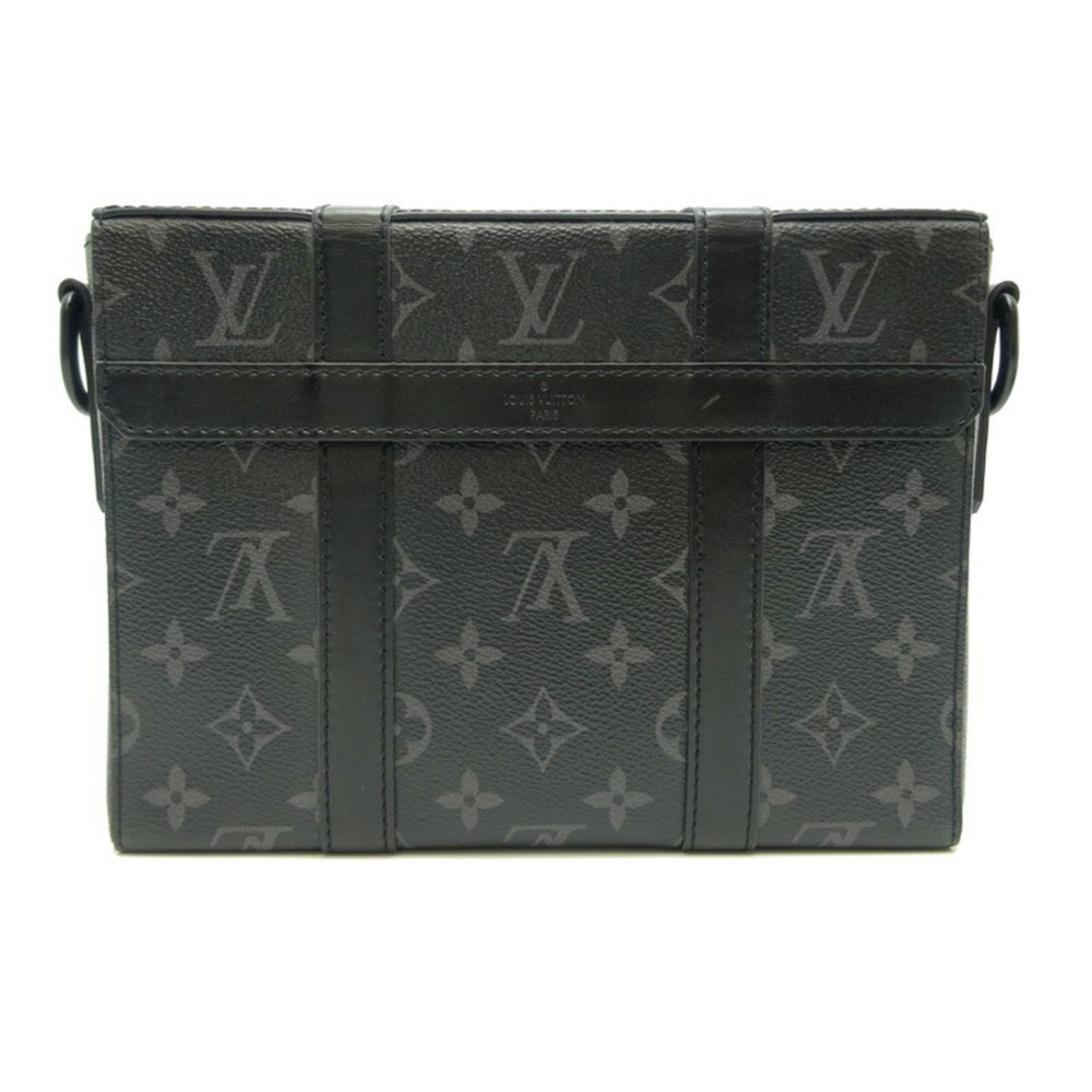 Louis Vuitton Trunk PM Men's Shoulder Bag M45727 Monogram Eclipse Noir (Black) - Picture 2 of 9